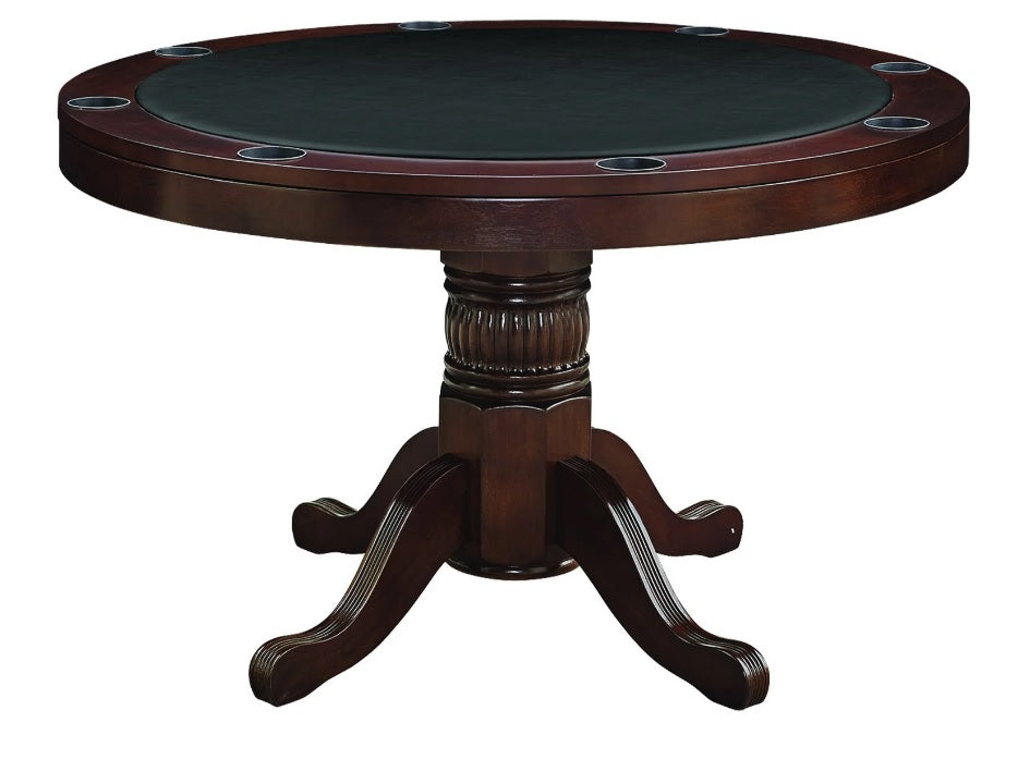 RAM Game Room 48" Texas Hold'em Game Table With Dining Top Poker Table